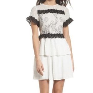 Foxiedox Melita Tiered Lace Dress, S